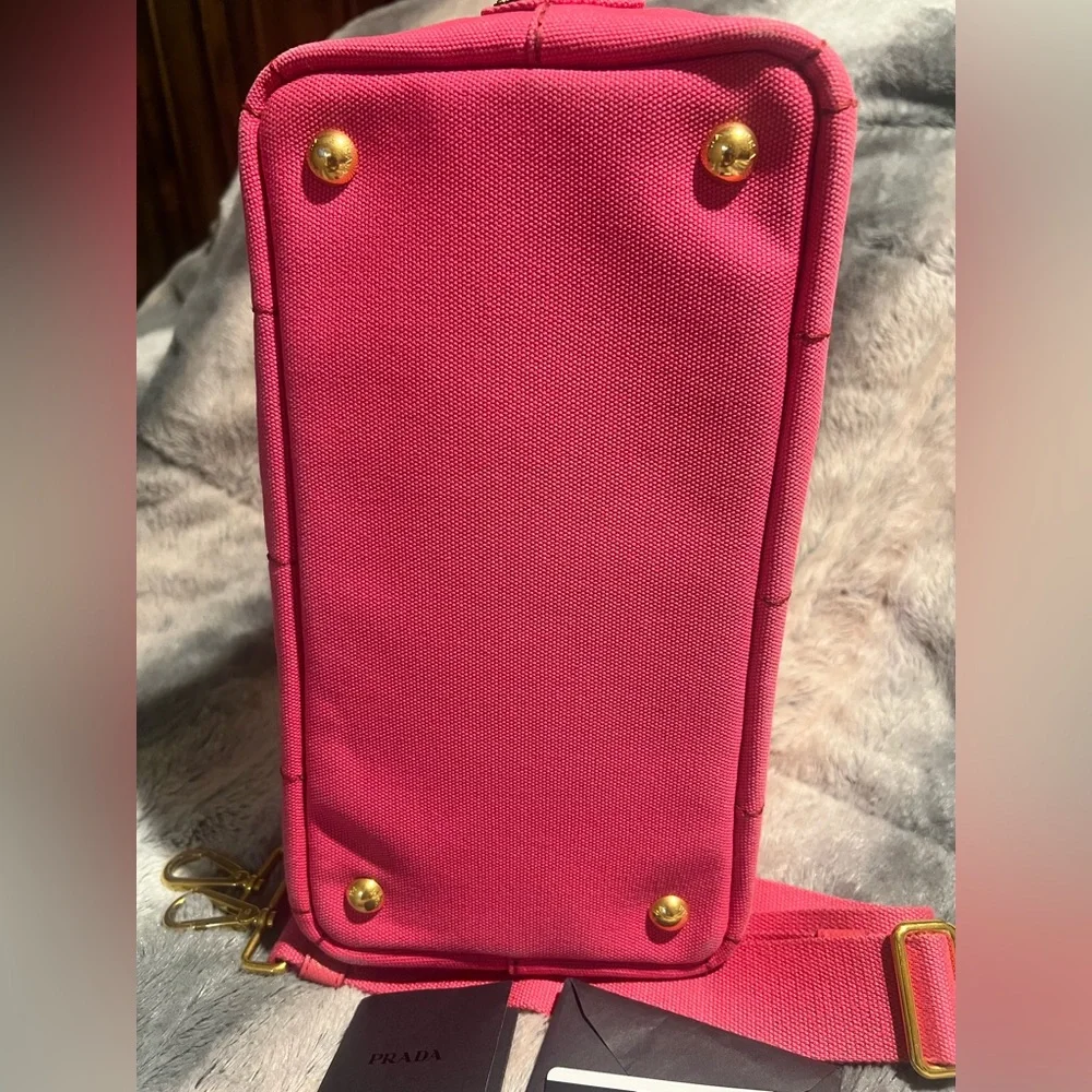 🔥SOLD🔥🌺PRADA CANAPA PEONIA Pink - Picture 5 of 8